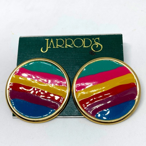 Jarrod’s Fashion Round Earrings - Picture 2 of 5